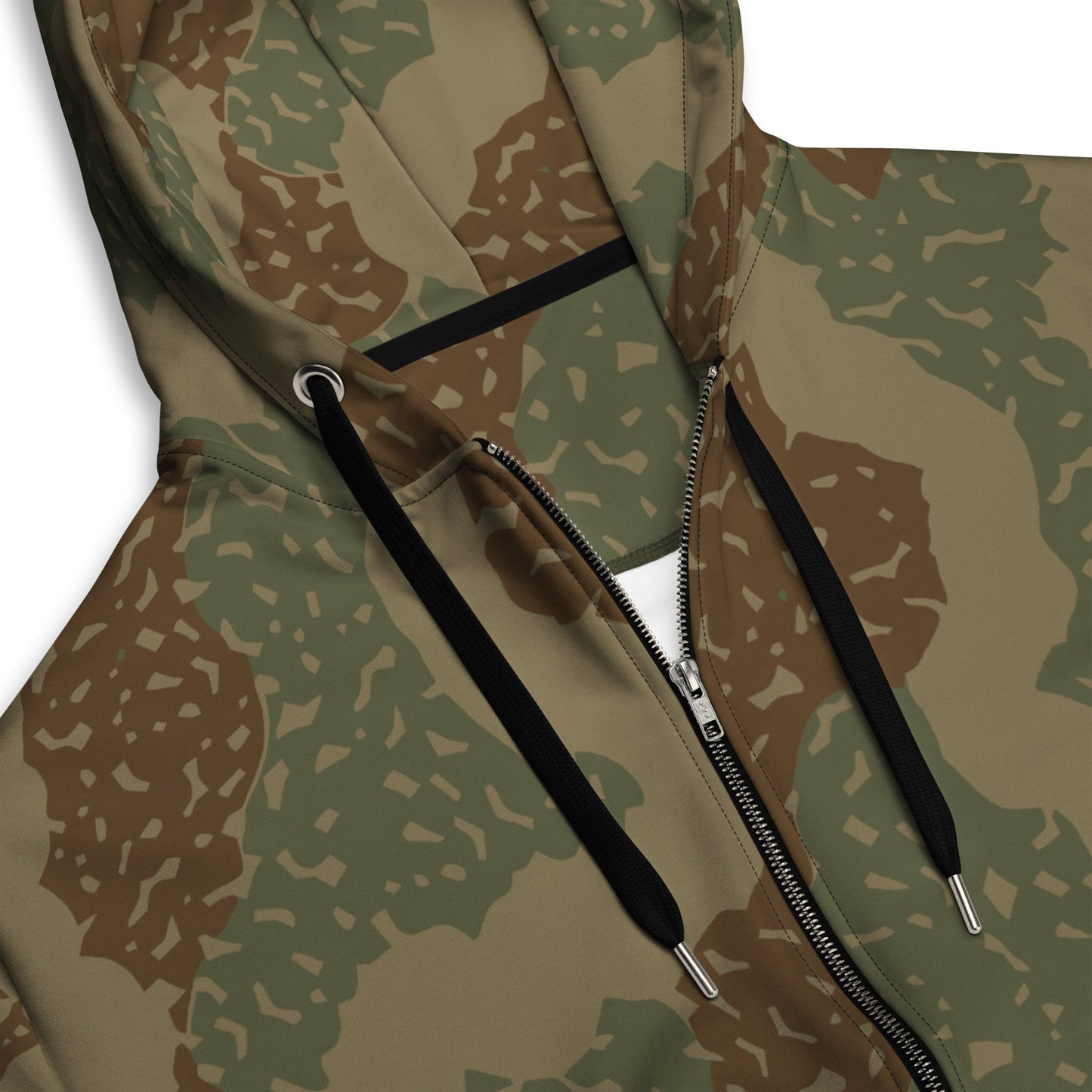 German Ambush Zimmerit Tank CAMO Unisex zip hoodie - Zip Hoodies