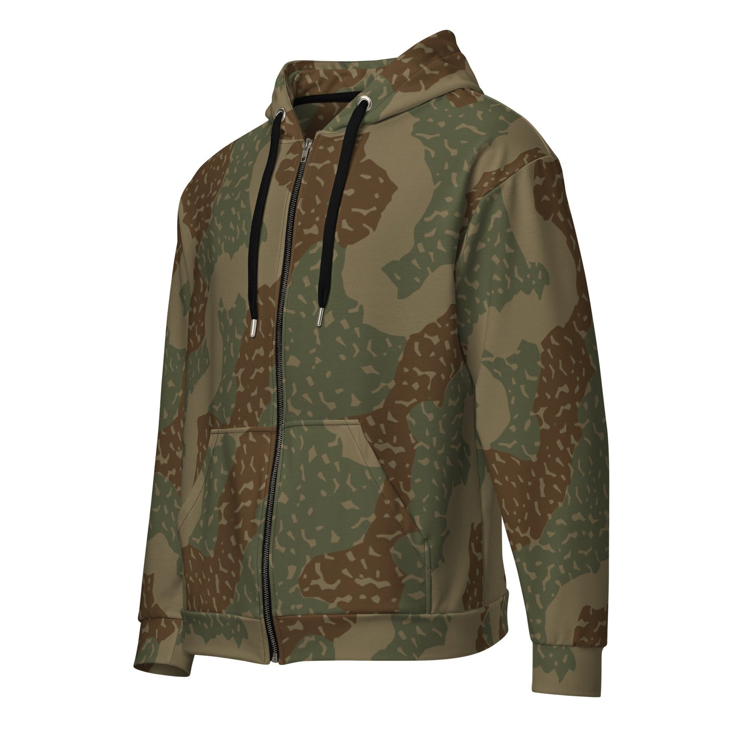 German Ambush Zimmerit Tank CAMO Unisex zip hoodie - Zip Hoodies