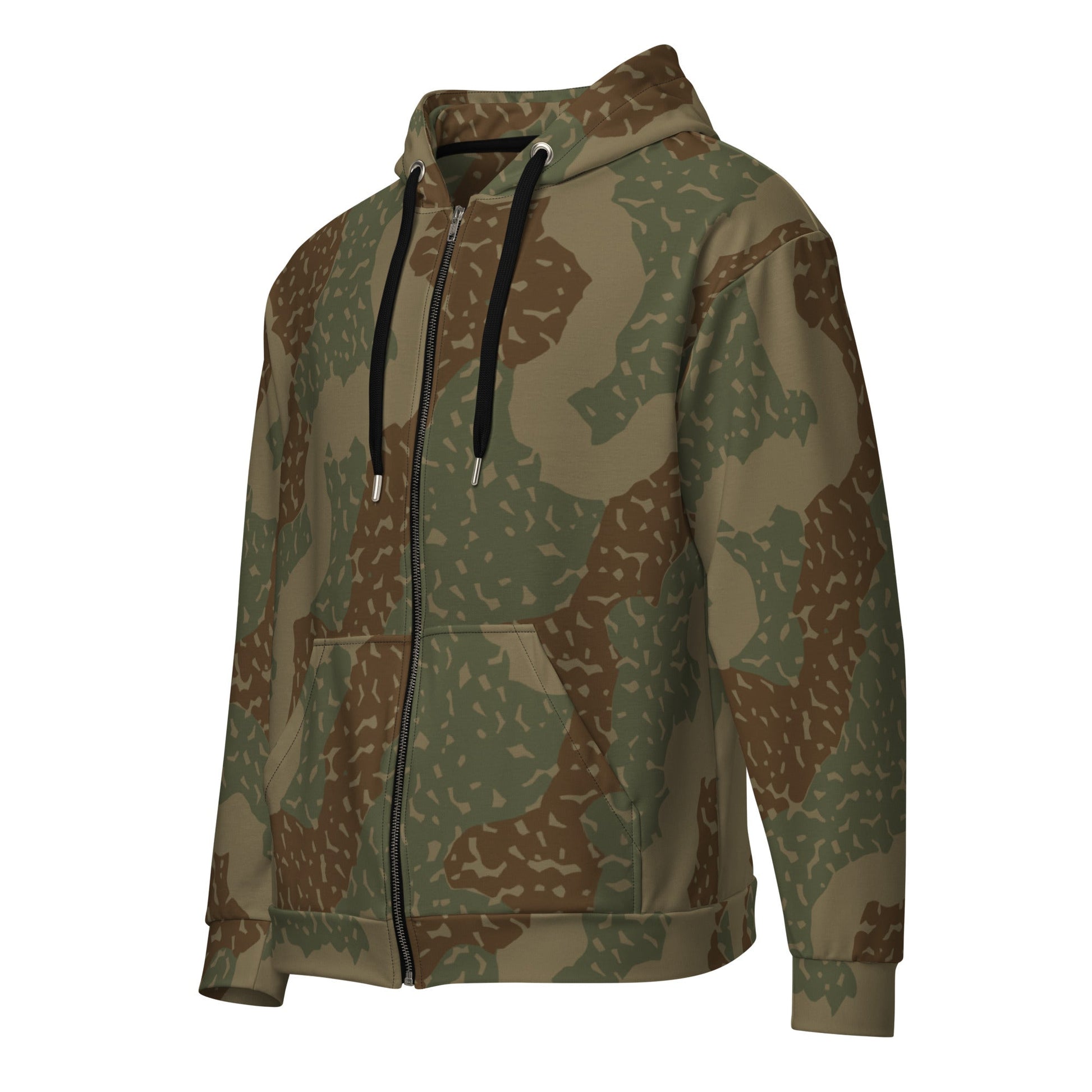 German Ambush Zimmerit Tank CAMO Unisex zip hoodie - Zip Hoodies