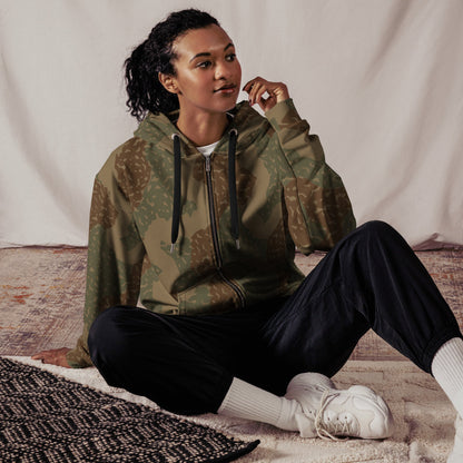 German Ambush Zimmerit Tank CAMO Unisex zip hoodie - Zip Hoodies