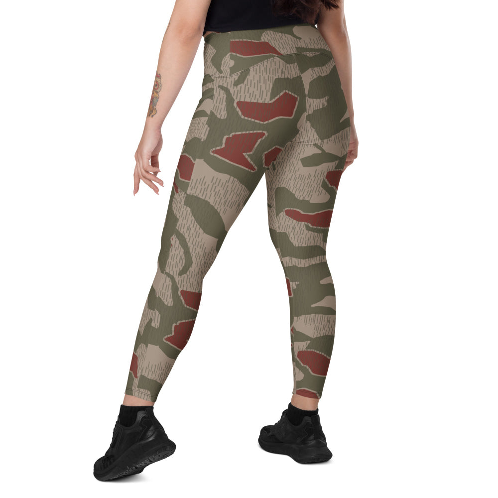 German BGS Sumpfmuster CAMO Leggings with pockets - Womens With Pockets