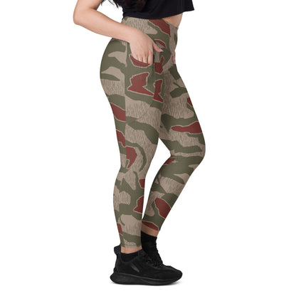 German BGS Sumpfmuster CAMO Leggings with pockets - Womens With Pockets