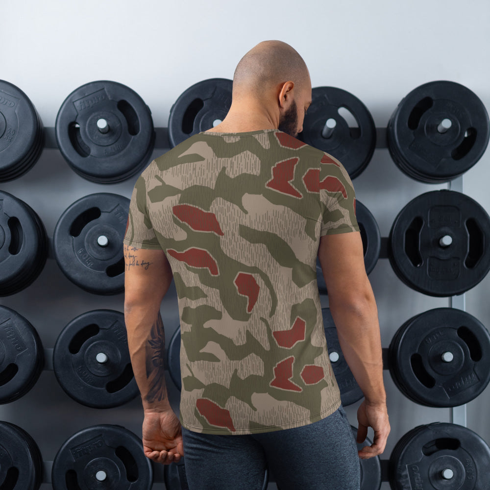 German BGS Sumpfmuster CAMO Men’s Athletic T-shirt - Mens T-Shirt