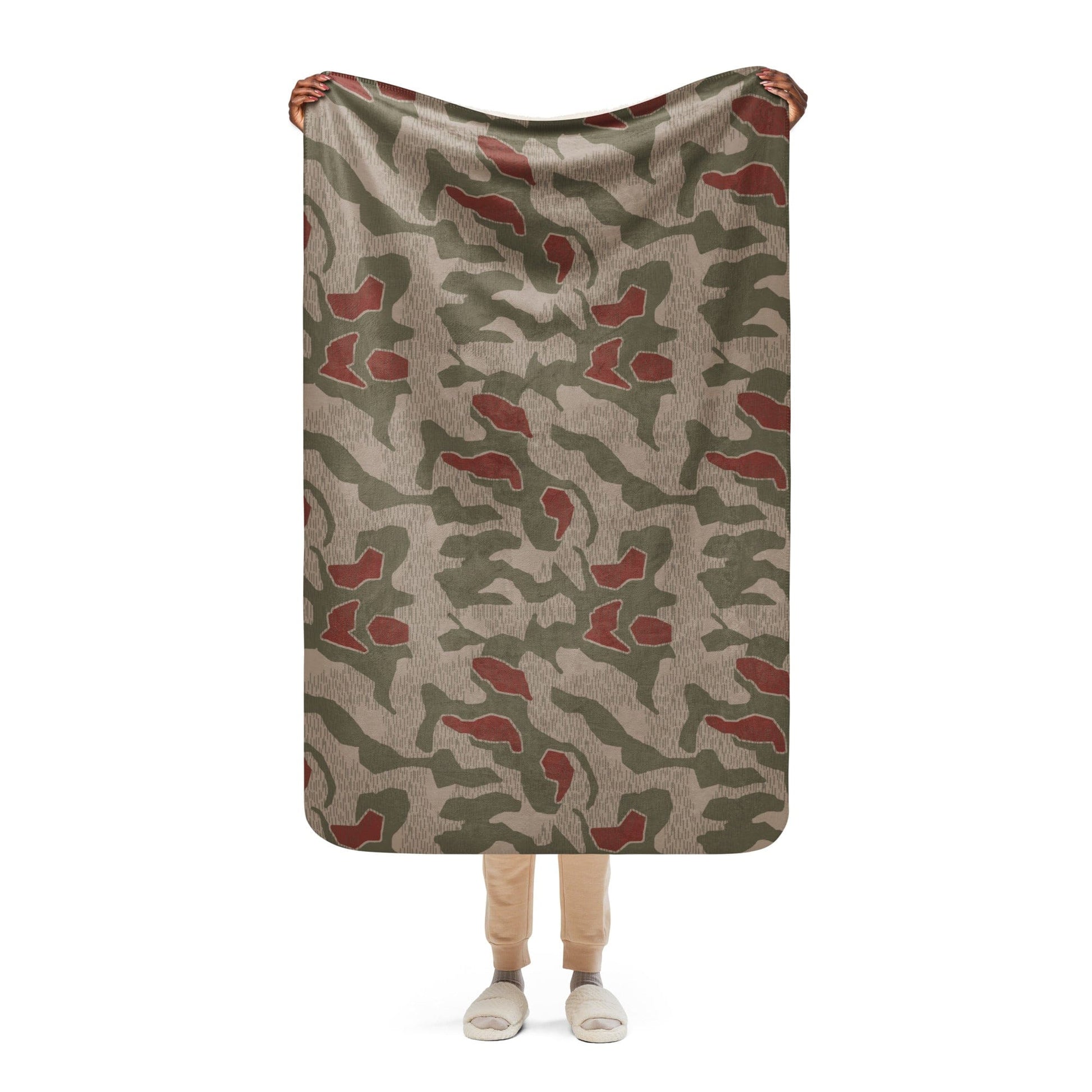 German BGS Sumpfmuster CAMO Sherpa blanket - 37″×57″ - Blanket