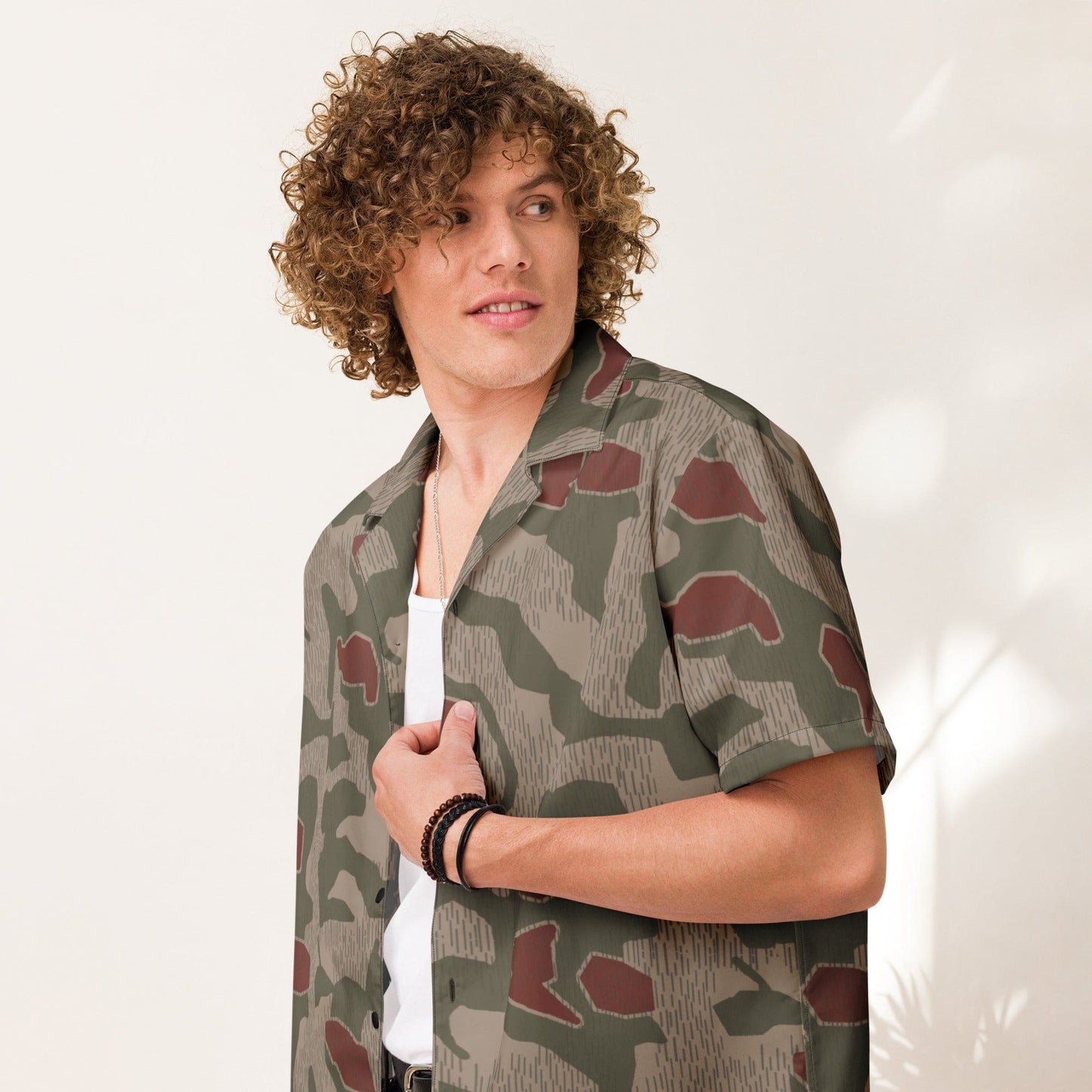 German BGS Sumpfmuster CAMO Unisex button shirt - Button Shirt