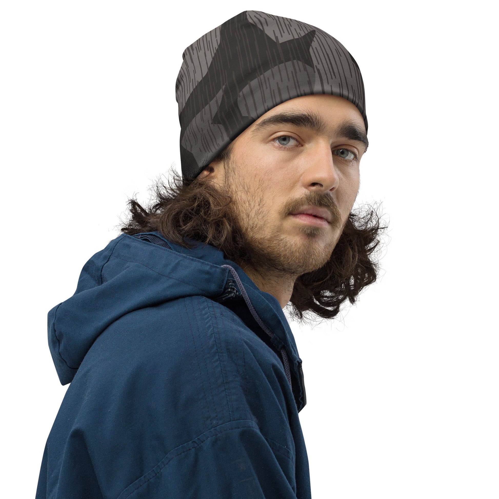 German Black Forest Splinter CAMO Beanie