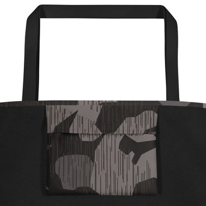 German Black Forest Splinter CAMO Large Tote Bag