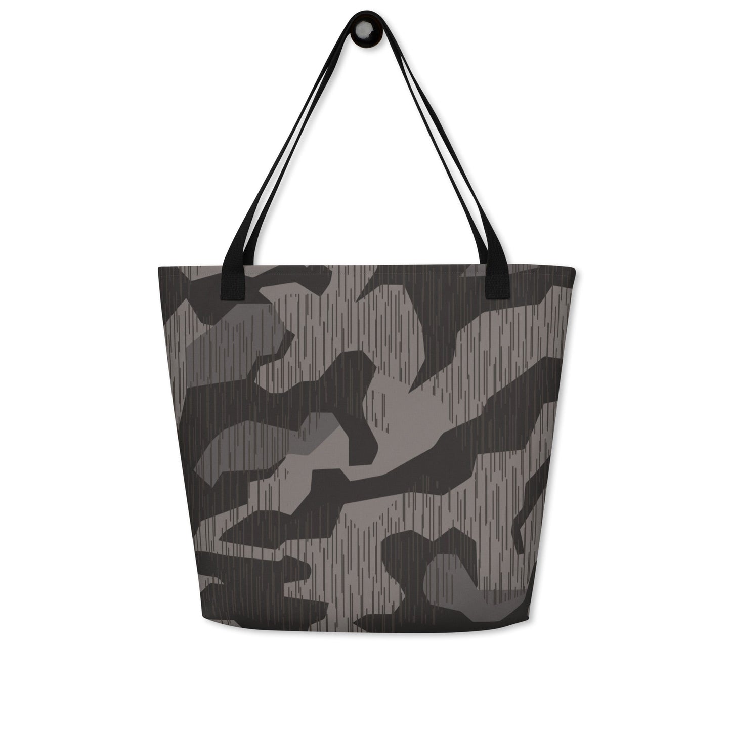 German Black Forest Splinter CAMO Large Tote Bag