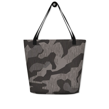 German Black Forest Splinter CAMO Large Tote Bag