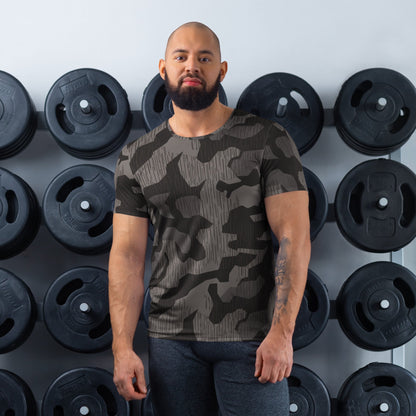 German Black Forest Splinter CAMO Mens Athletic T-Shirt - XS