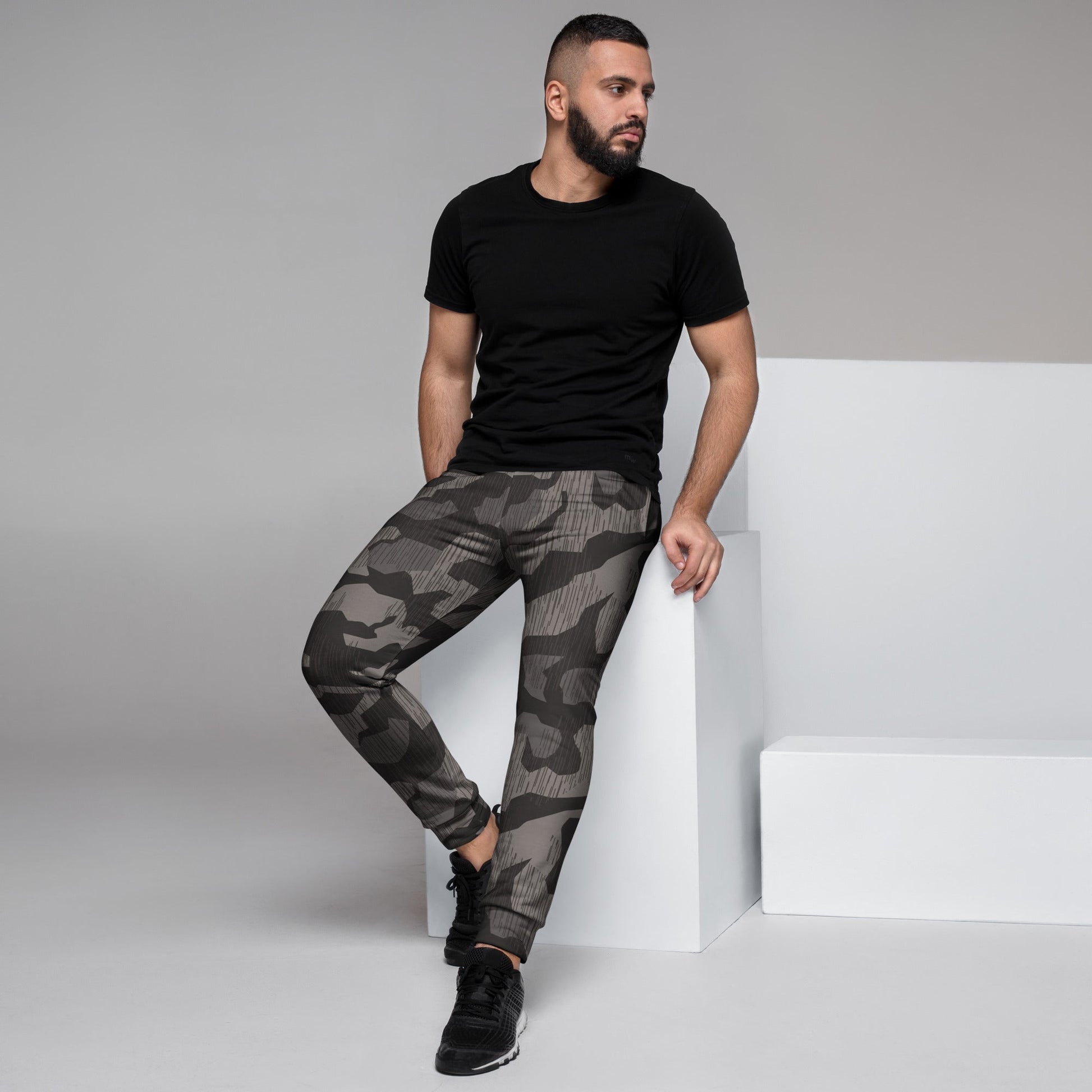 German Black Forest Splinter CAMO Mens Joggers