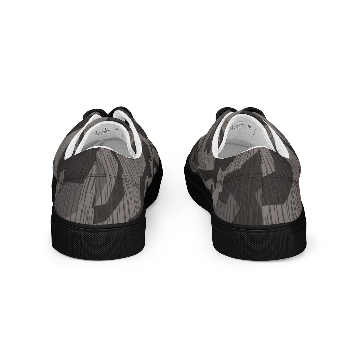 German Black Forest Splinter CAMO Mens Lace-Up Canvas Shoes - Lace-up