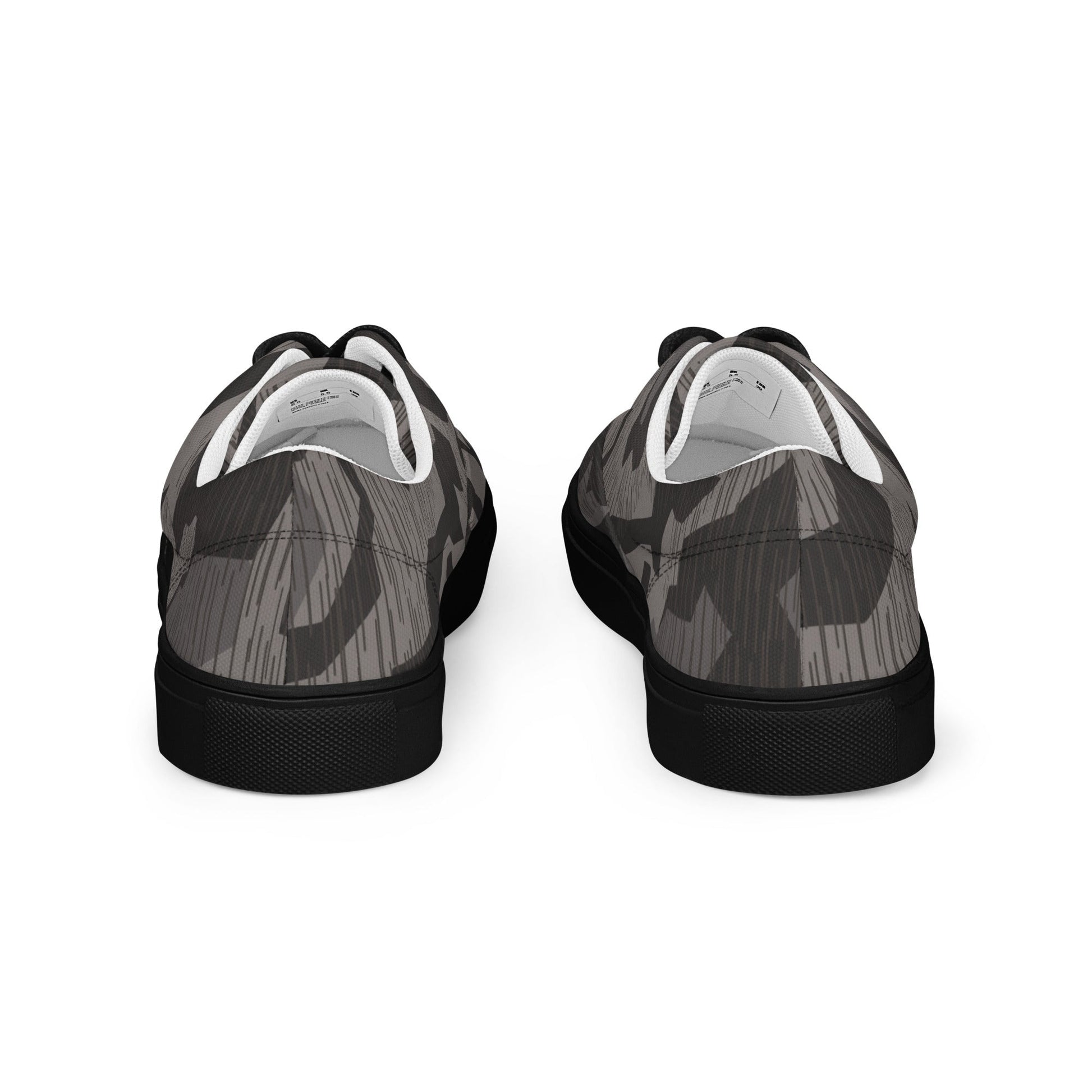 German Black Forest Splinter CAMO Mens Lace-Up Canvas Shoes - Lace-up
