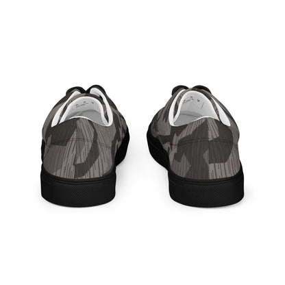 German Black Forest Splinter CAMO Mens Lace-Up Canvas Shoes - Lace-up