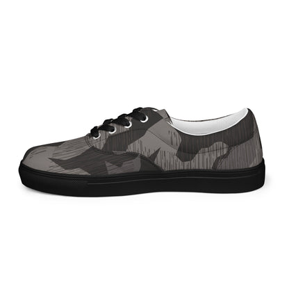 German Black Forest Splinter CAMO Mens Lace-Up Canvas Shoes - Lace-up