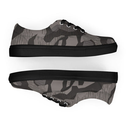 German Black Forest Splinter CAMO Mens Lace-Up Canvas Shoes - Lace-up