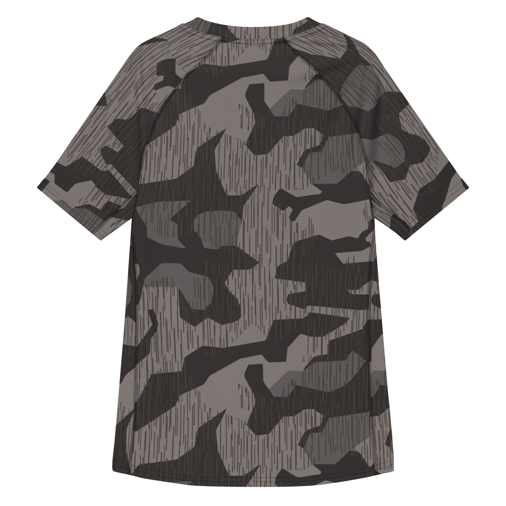 German Black Forest Splinter CAMO Mens Short-Sleeve Rash Guard
