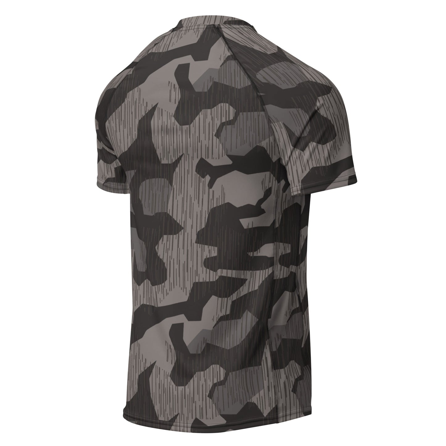 German Black Forest Splinter CAMO Mens Short-Sleeve Rash Guard