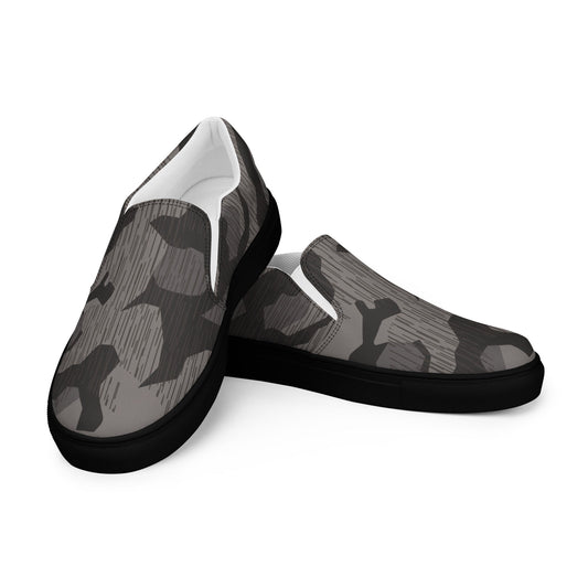 German Black Forest Splinter CAMO Mens Slip-On Canvas Shoes - 5