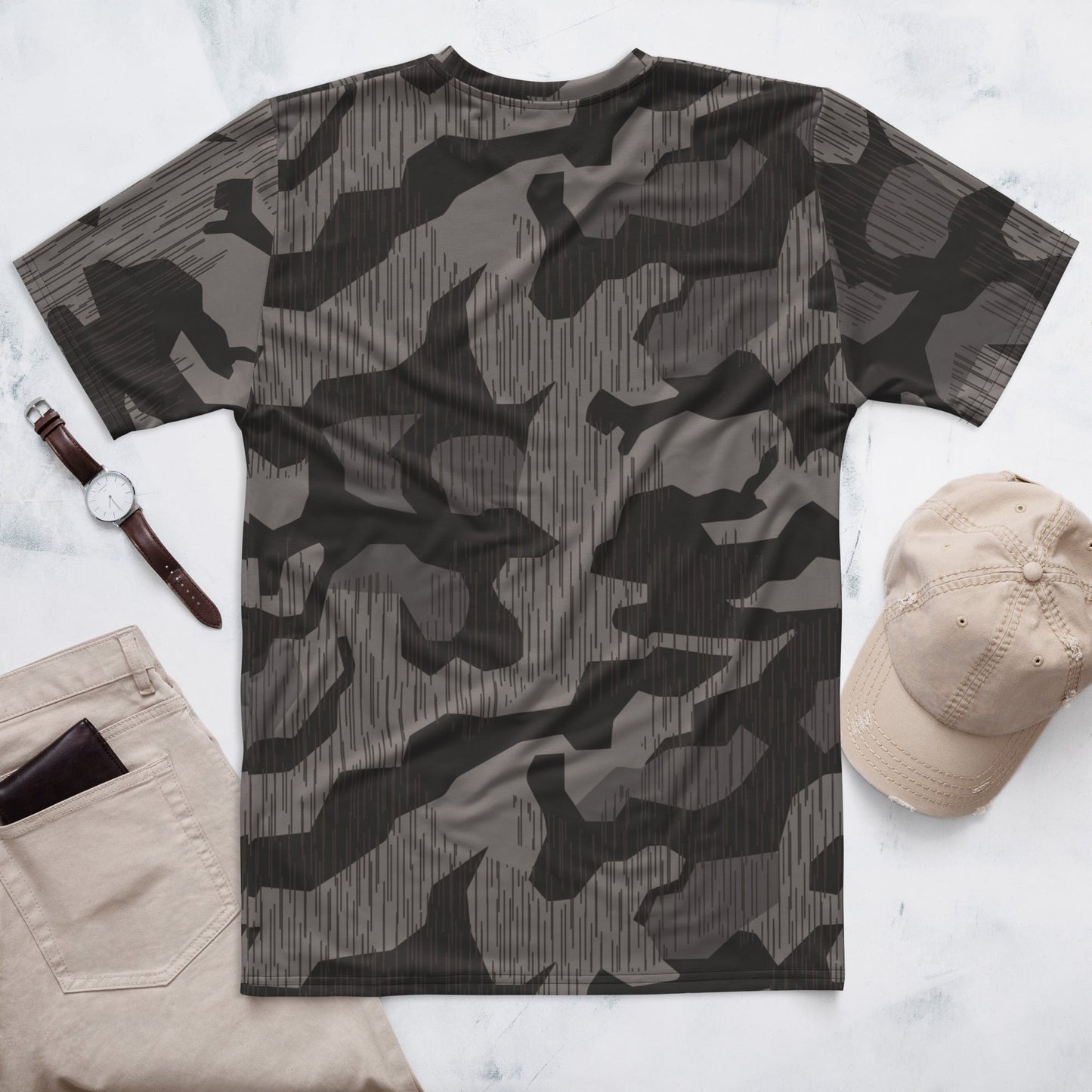 German Black Forest Splinter CAMO Mens T-Shirt