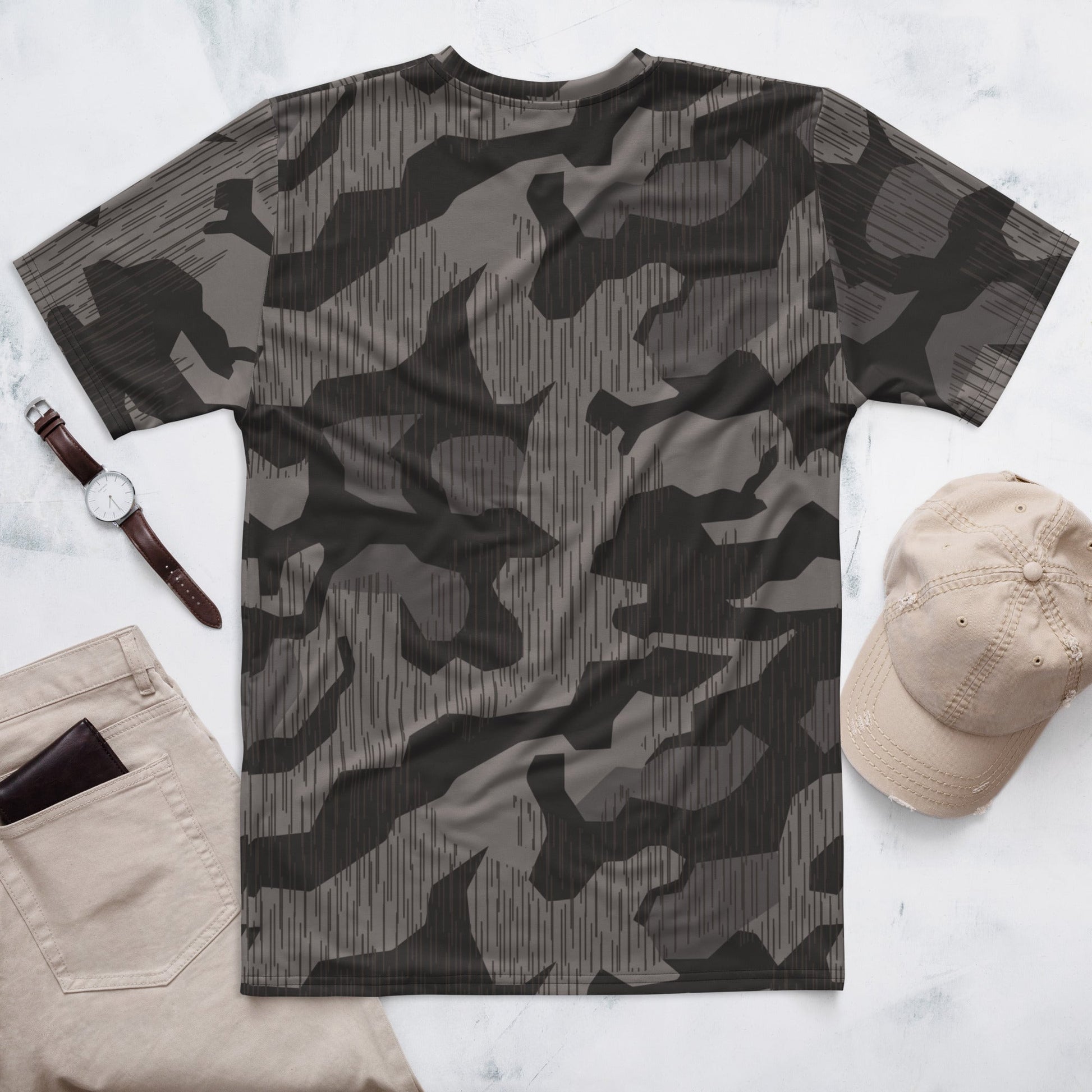 German Black Forest Splinter CAMO Mens T-Shirt