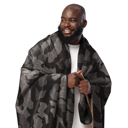 German Black Forest Splinter CAMO Sherpa Blanket