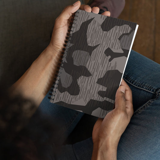 German Black Forest Splinter CAMO Spiral Notebook