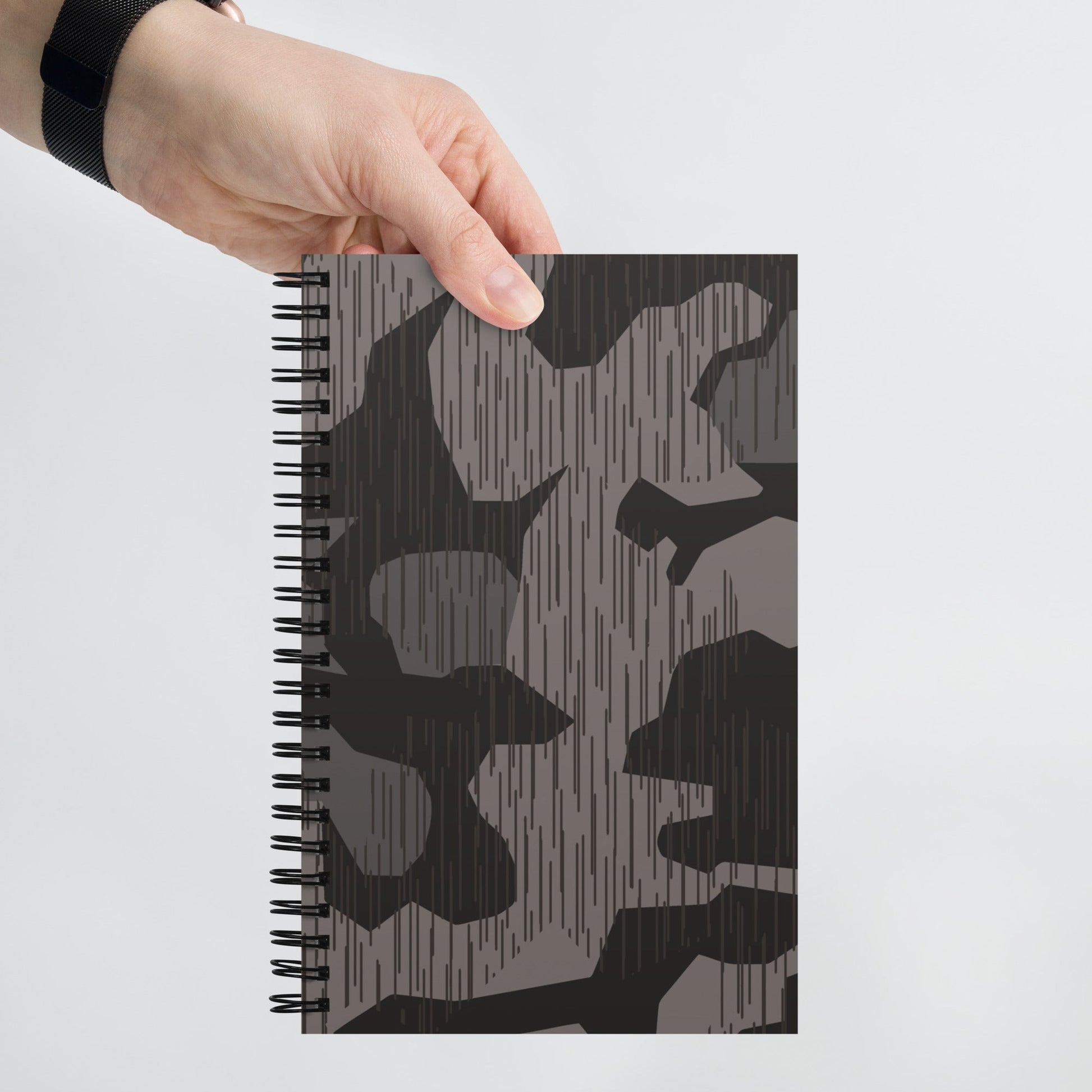 German Black Forest Splinter CAMO Spiral Notebook