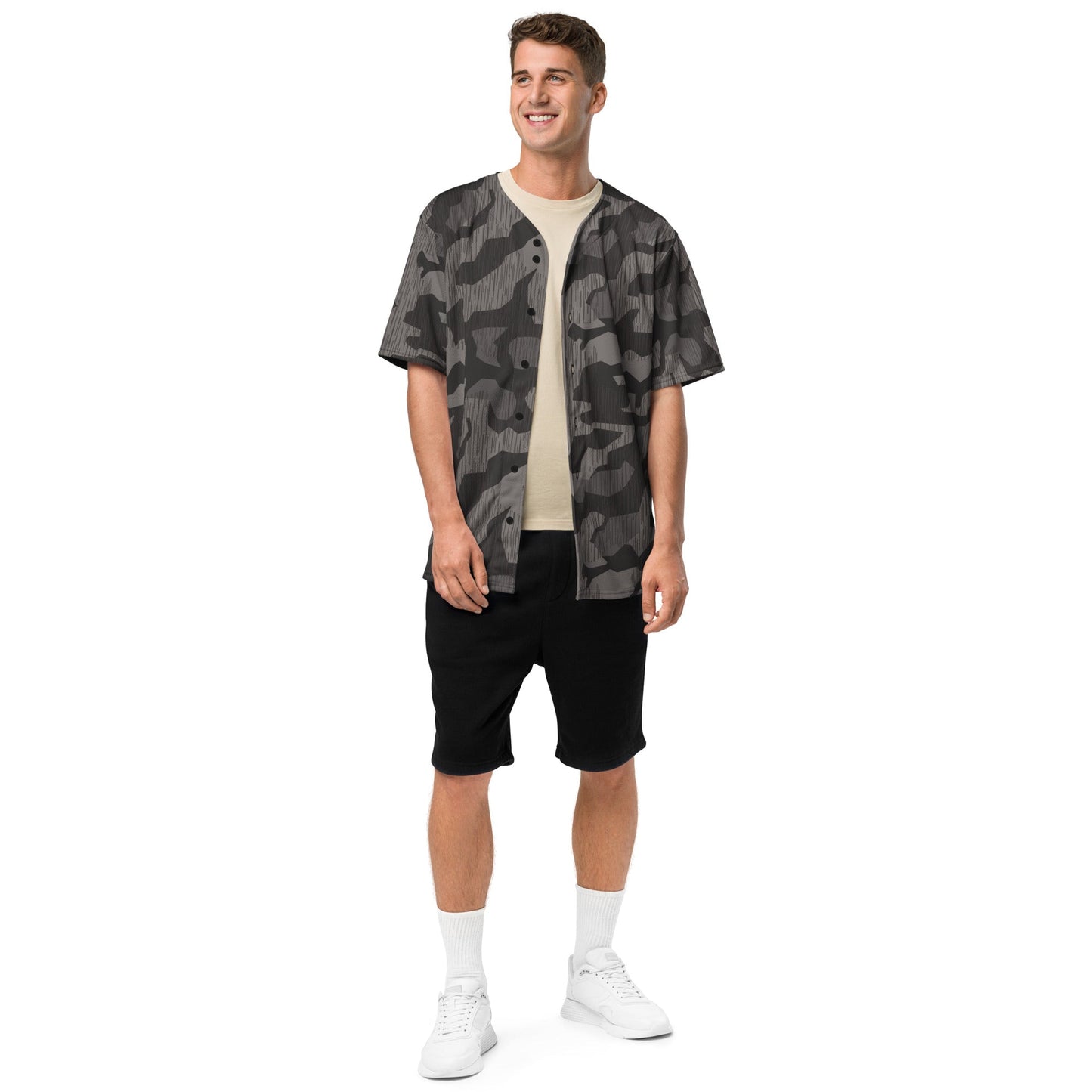 German Black Forest Splinter CAMO Unisex Baseball Jersey