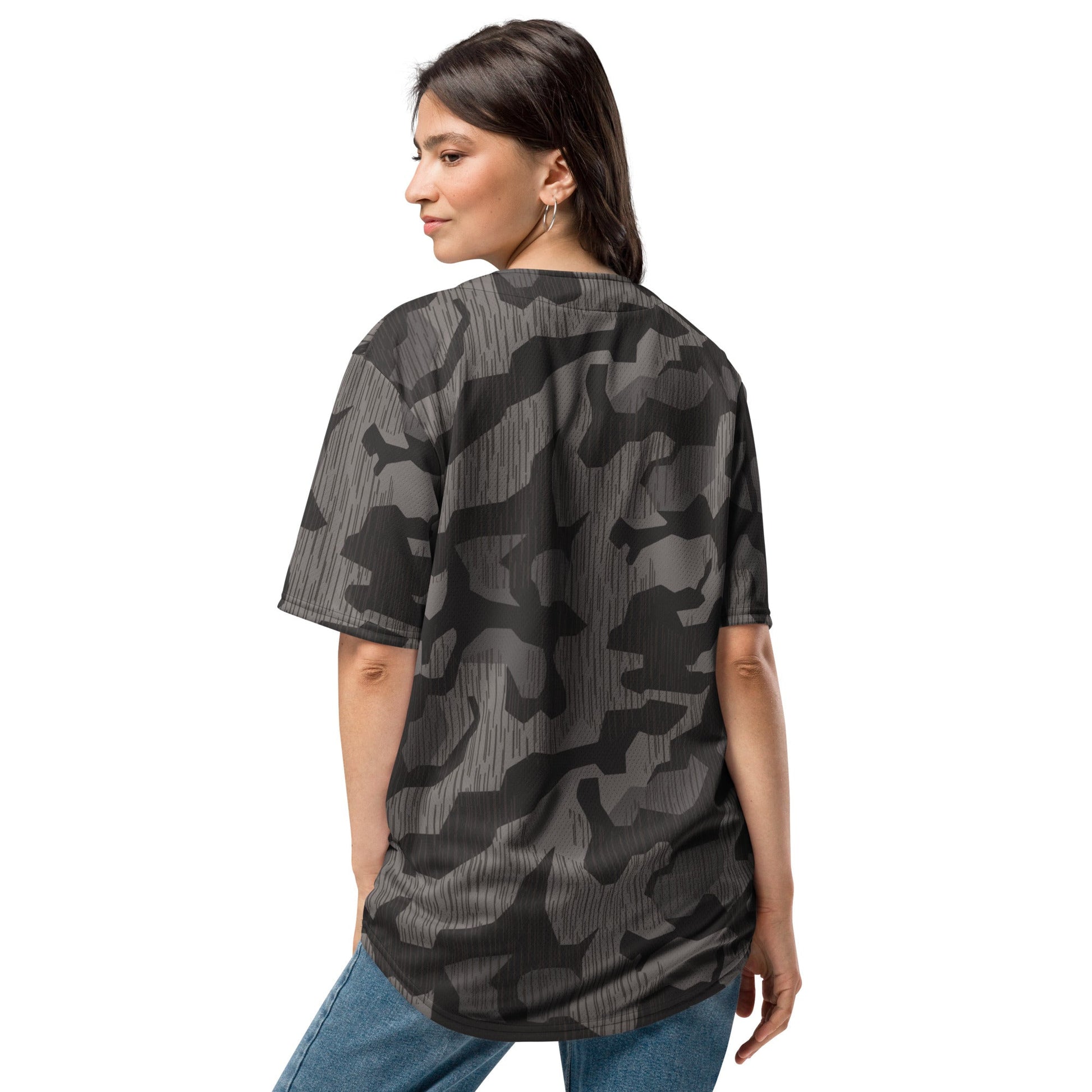 German Black Forest Splinter CAMO Unisex Baseball Jersey
