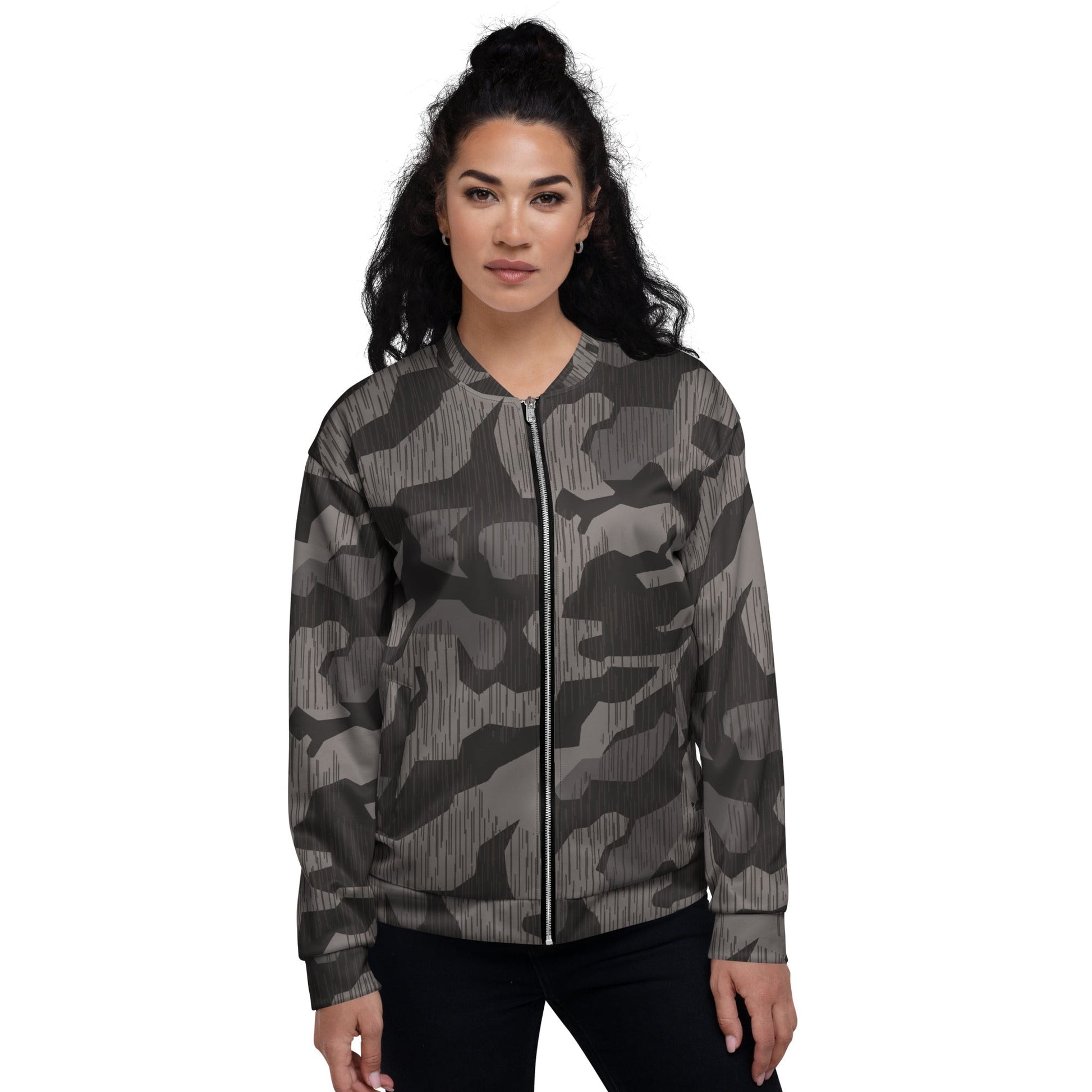 German Black Forest Splinter CAMO Unisex Bomber Jacket