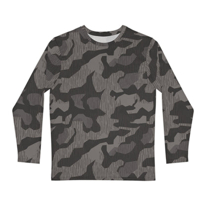 German Black Forest Splinter CAMO Unisex Long-Sleeve Shirt - XS