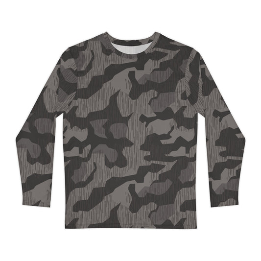 German Black Forest Splinter CAMO Unisex Long-Sleeve Shirt - XS