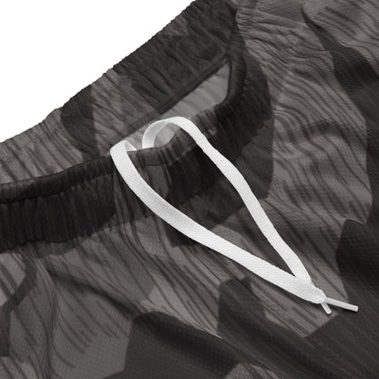 German Black Forest Splinter CAMO Unisex Mesh Shorts