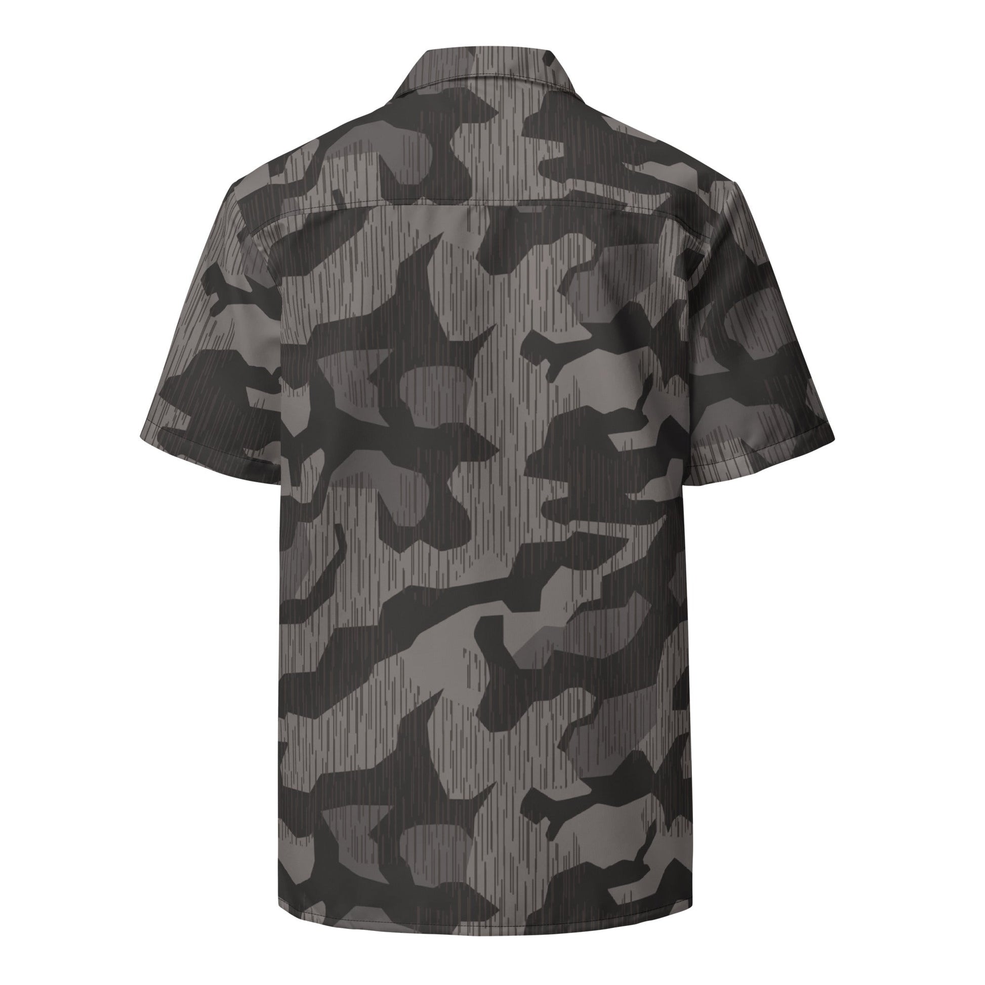 German Black Forest Splinter CAMO Unisex Short-Sleeve Button Shirt