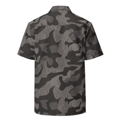 German Black Forest Splinter CAMO Unisex Short-Sleeve Button Shirt