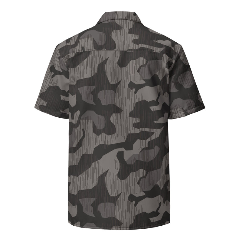 Splinter Black Forest CAMO Unisex Short-Sleeve Button Shirt - Button-Up