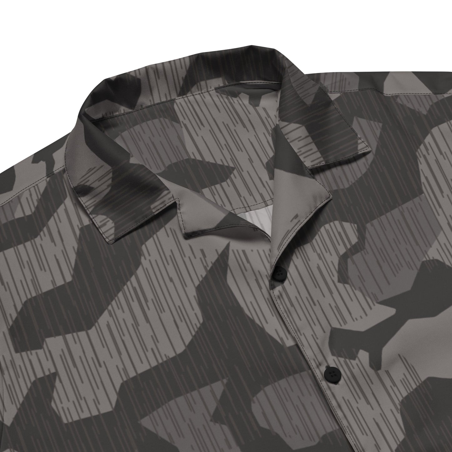 German Black Forest Splinter CAMO Unisex Short-Sleeve Button Shirt