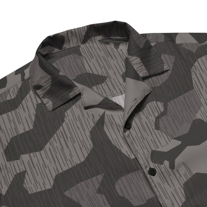 German Black Forest Splinter CAMO Unisex Short-Sleeve Button Shirt