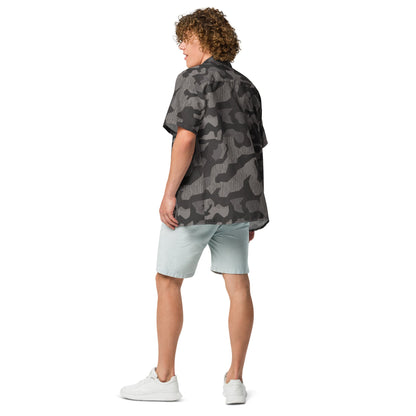 German Black Forest Splinter CAMO Unisex Short-Sleeve Button Shirt