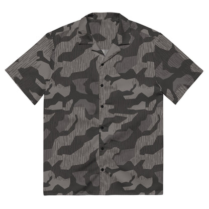 German Black Forest Splinter CAMO Unisex Short-Sleeve Button Shirt