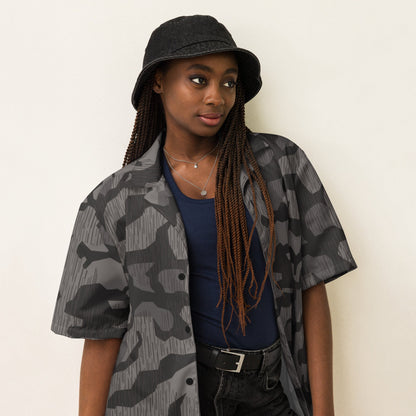 German Black Forest Splinter CAMO Unisex Short-Sleeve Button Shirt