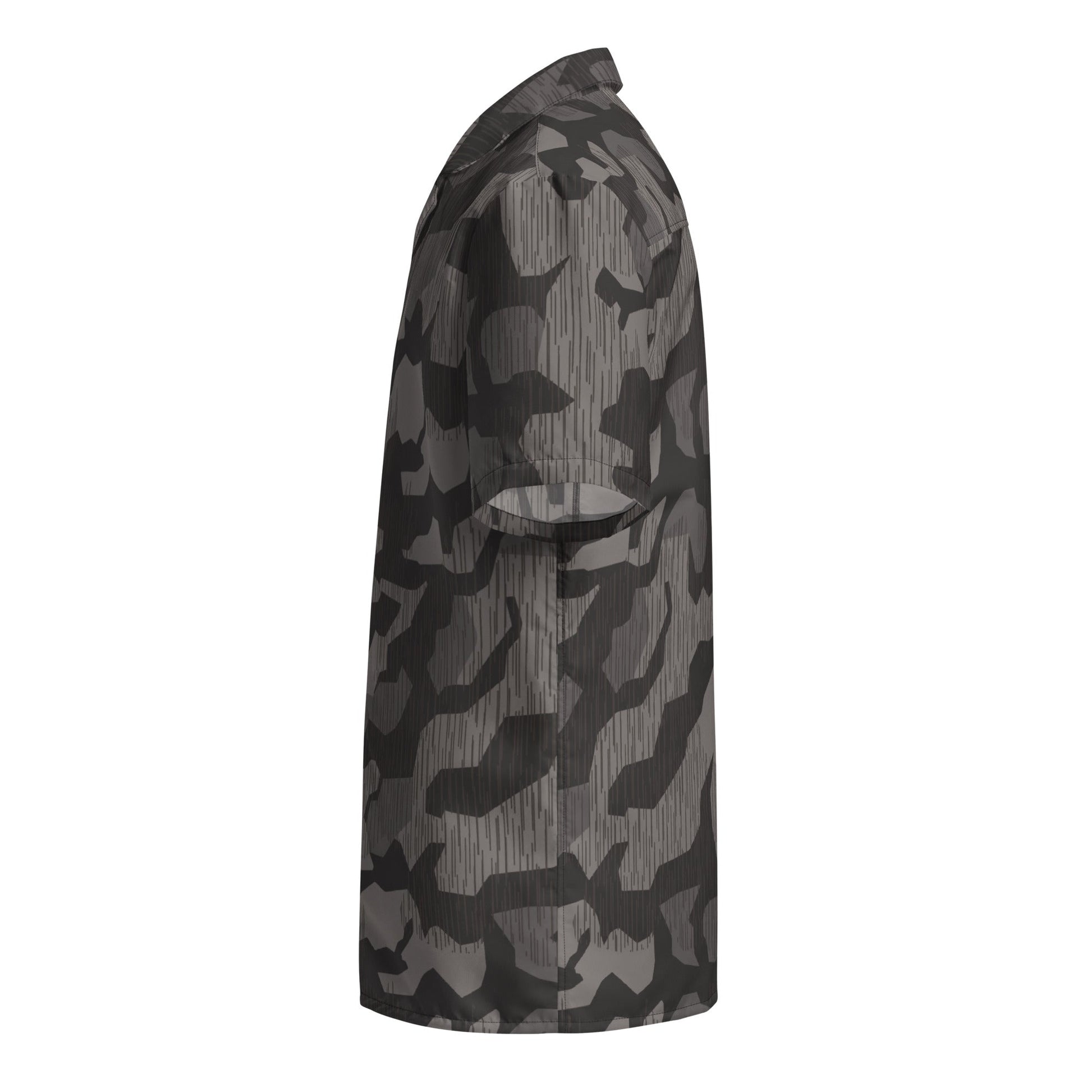 German Black Forest Splinter CAMO Unisex Short-Sleeve Button Shirt