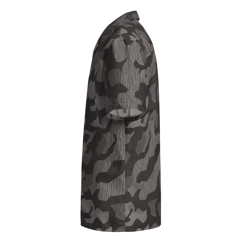 Splinter Black Forest CAMO Unisex Short-Sleeve Button Shirt - Button-Up