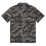 Splinter Black Forest CAMO Unisex Short-Sleeve Button Shirt - Button-Up