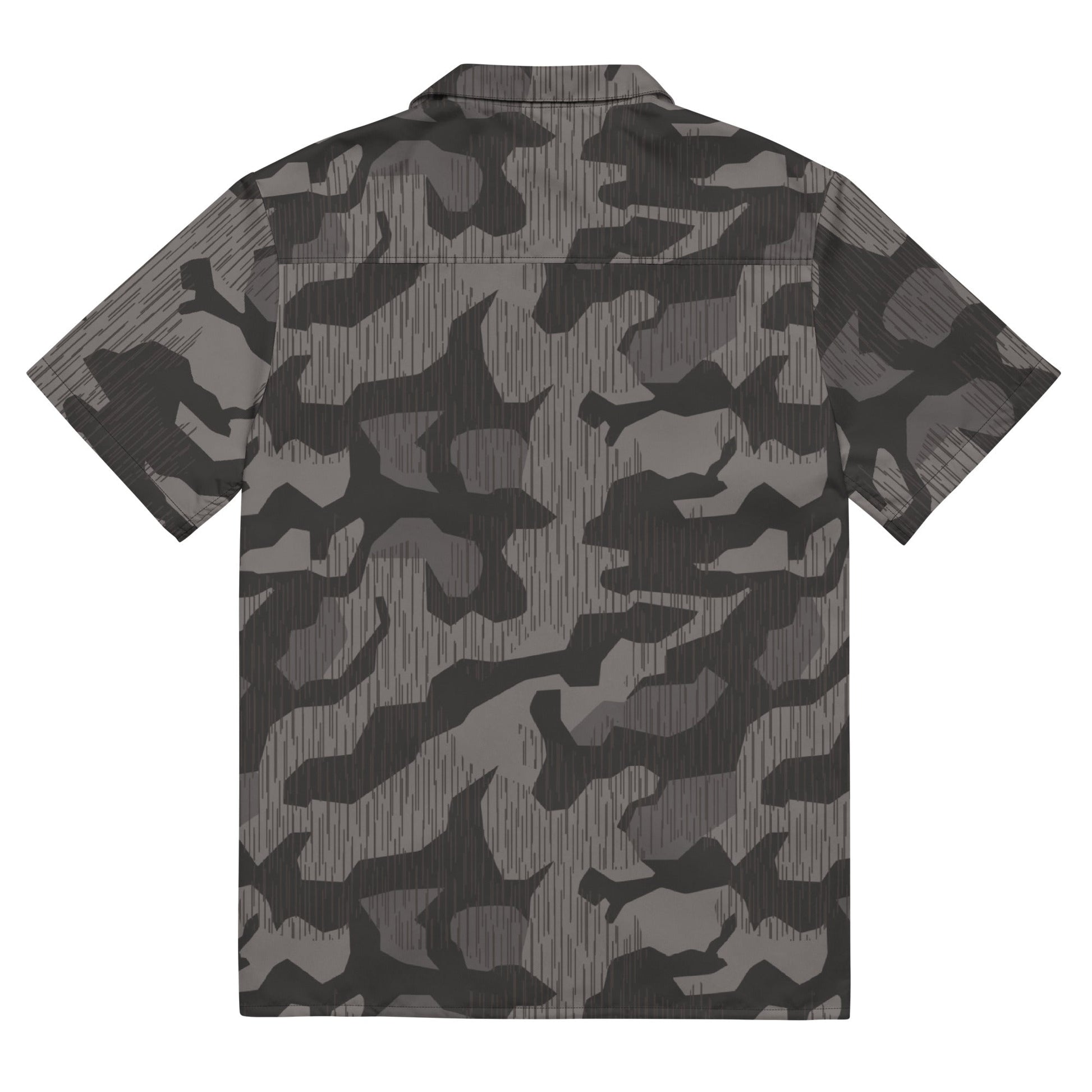 German Black Forest Splinter CAMO Unisex Short-Sleeve Button Shirt