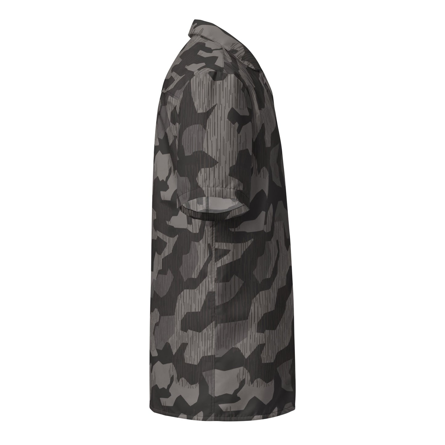 German Black Forest Splinter CAMO Unisex Short-Sleeve Button Shirt