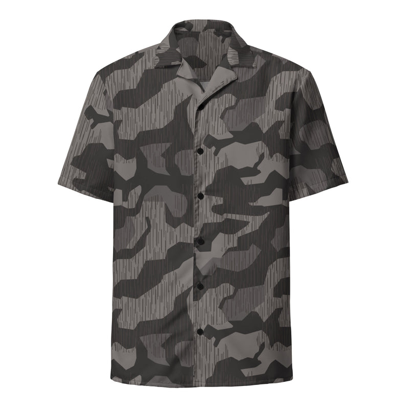 Splinter Black Forest CAMO Unisex Short-Sleeve Button Shirt - Button-Up