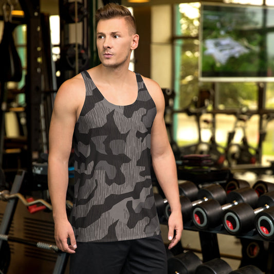 German Black Forest Splinter CAMO Unisex Tank Top - XS