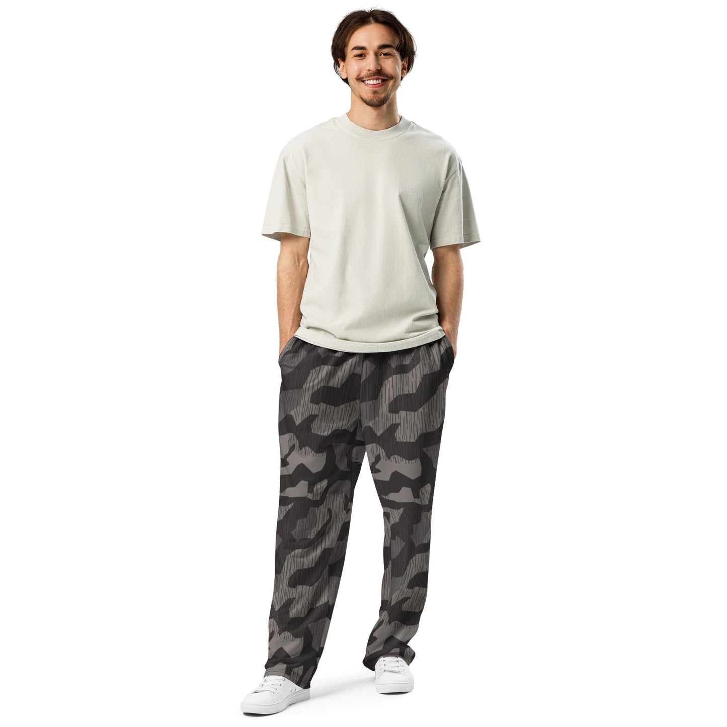 German Black Forest Splinter CAMO Unisex Wide-Leg Joggers